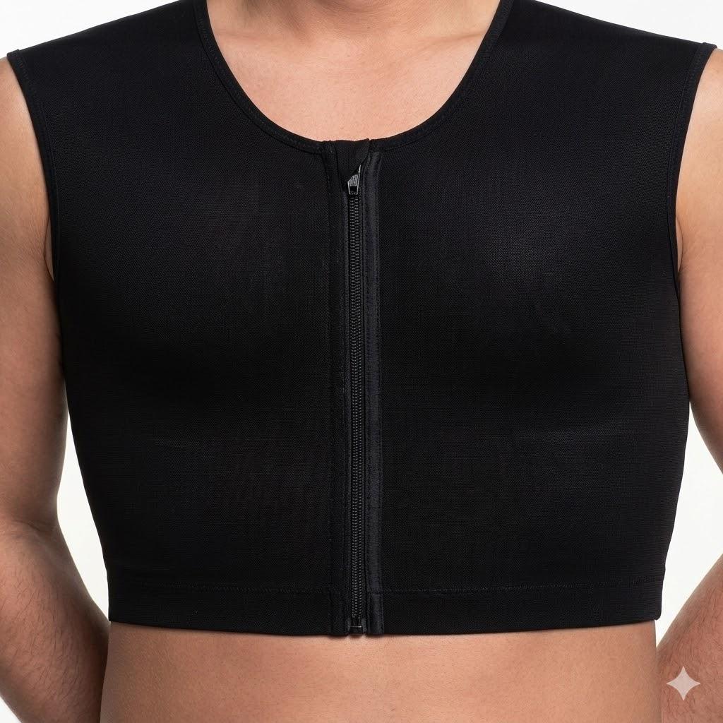 Gilet Compressif Court pour Homme – Lipo Line