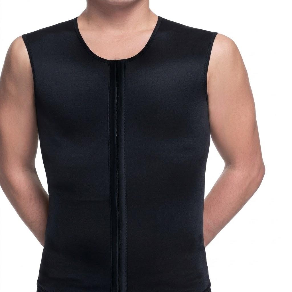 Gilet Compressif Long pour Homme Lipo Line